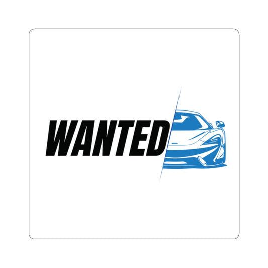 WANTED 2"x2" sticker