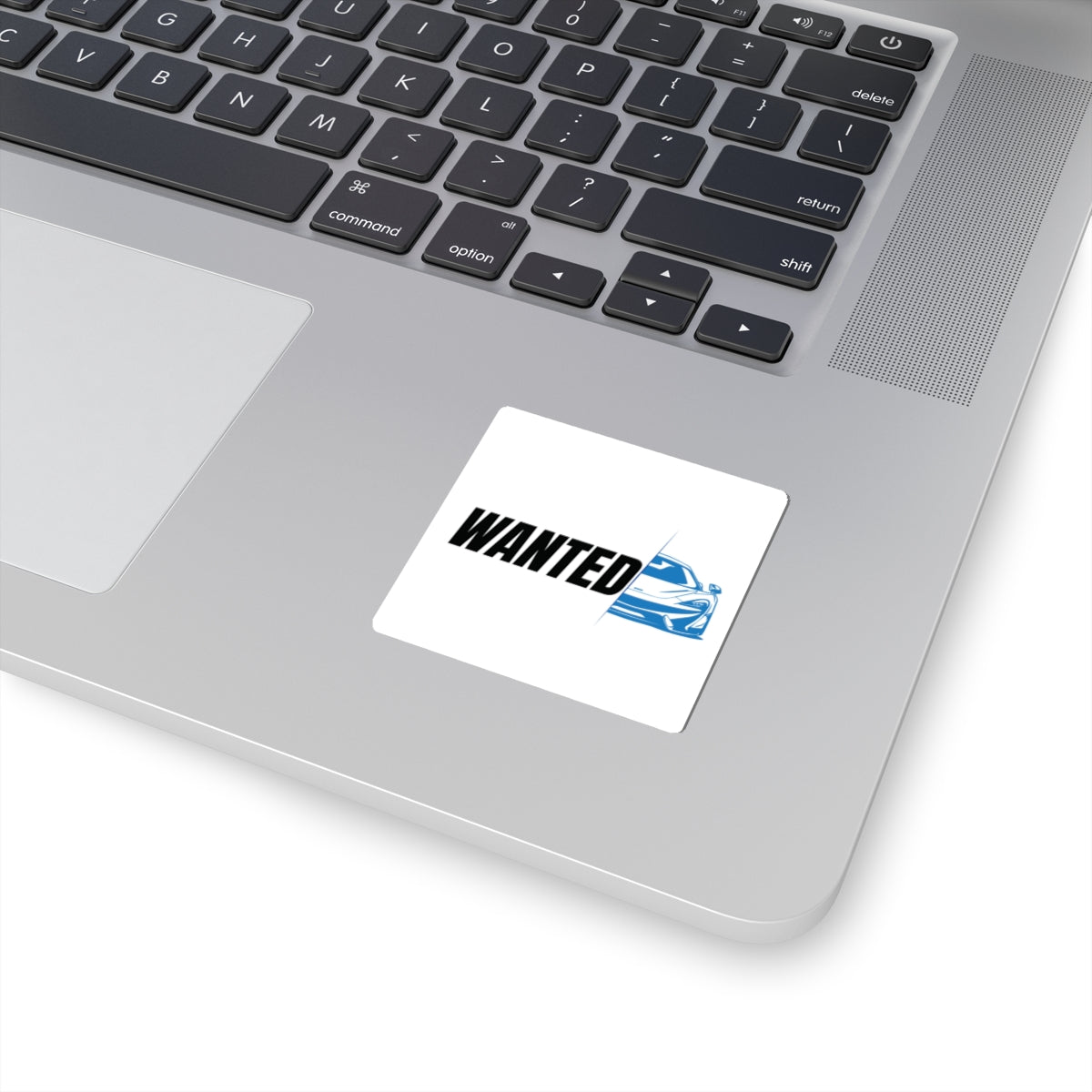WANTED 2"x2" sticker
