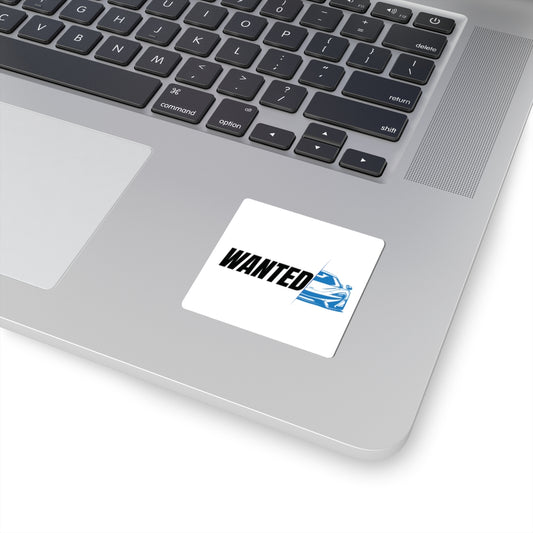 WANTED 2"x2" sticker