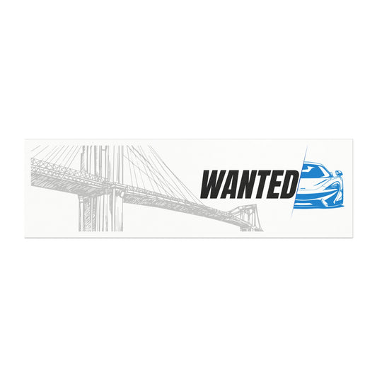 WANTED Bridge Car Magnet